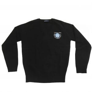 Alderman White Black Pullover w/Logo