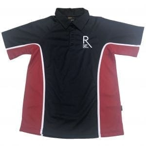 Rugby High Navy/Red Games Polo w/Logo