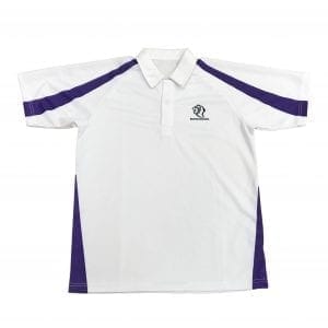 Bilton School White/Purple P.E T-shirt