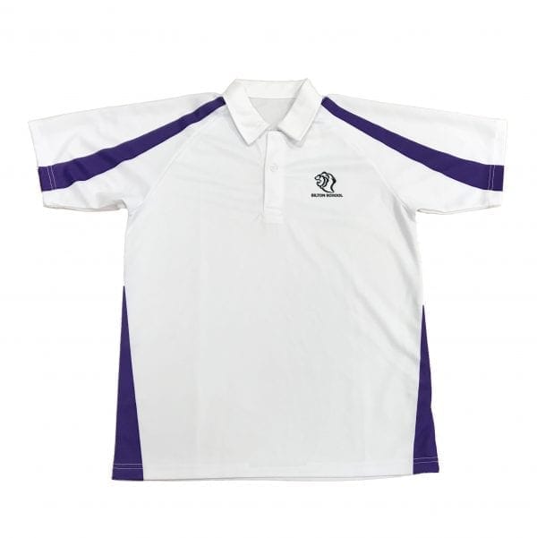 Bilton School White/Purple P.E T-shirt