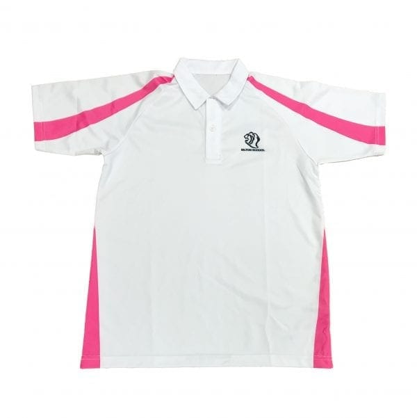 Bilton School White/Pink P.E T-shirt