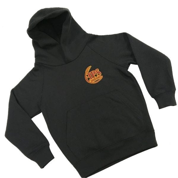 Homefields Black Hooded Sweatshirt w/Logo