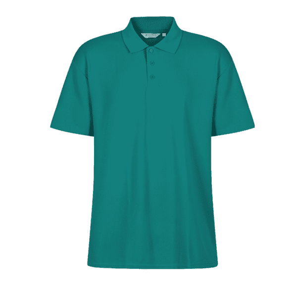 Waverley Primary Jade Green Polo Shirt w/Logo
