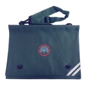 James Peacock Bottle Green Document Case w/Logo