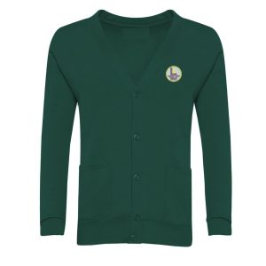 Lakey Lane Bottle Cardigan w/Logo