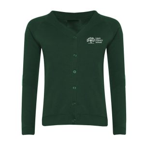 Lawn Primary Sweatshirt Cardigan w/Logo