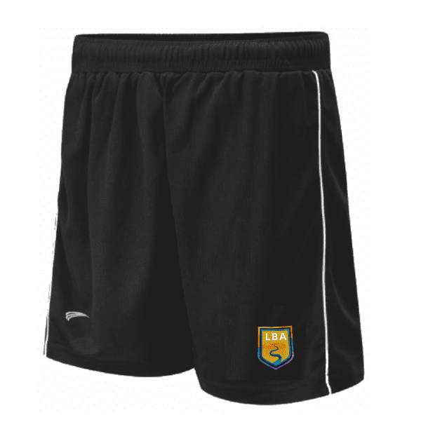 Lees Brook Academy Black Sports Shorts Shorts w/Logo