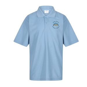 Little Eaton Sky Blue Polo Shirt w/Logo