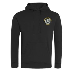 M.Drayton Black Hooded Top w/Logo
