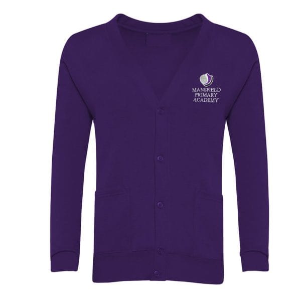 Mansfield Primary Cardigan w/Logo