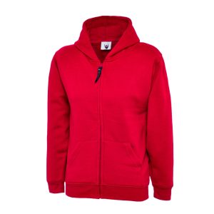 Red Hooded Top