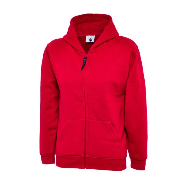 Red Hooded Top