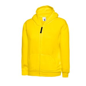 Yellow Hooded Top
