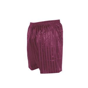 Maroon Shadow Stripe Short