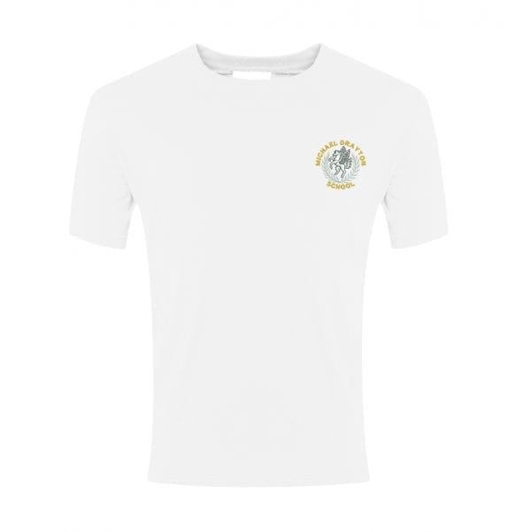 M. Drayton White T-Shirt w/Logo