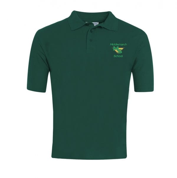 Middlemarch Bottle Green Polo Shirt w/Logo