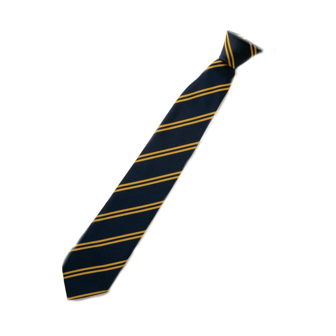 Astrea Acad Woodfields Navy/Gold Tie - Schoolwear Solutions