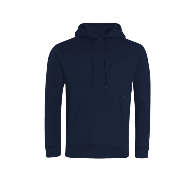 Saint Benedict Navy Hooded Sweatshirt w/Logo