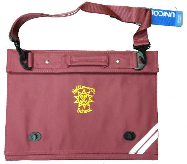 Nettleworth Maroon Document Case w/Logo
