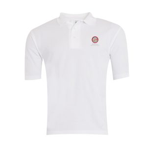 Newhall Junior School White Polo Shirt w/Logo