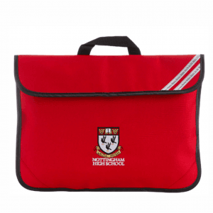 Nottingham High School Red Book Bag w/Logo