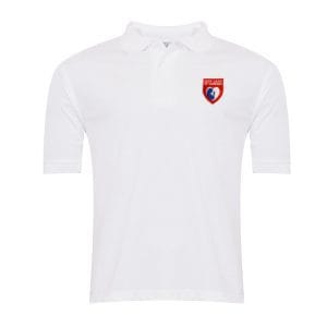 Our Lady of Sorrows White Poloshirt w/Logo