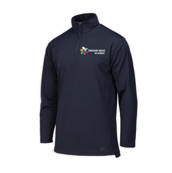Orchard Mead Academy Zip Game Top w/Logo