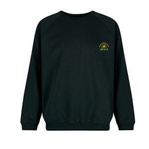 Outwoods Primary Forest Green Crew Sweatshirt w/Logo