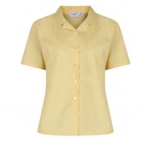 Overstone Park Girls Short Sleeve Rever Collar Blouse  - Pack of 2 (Summer)