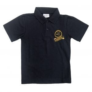 Overstone Park Navy Pre-Prep Polo Shirt w/Logo