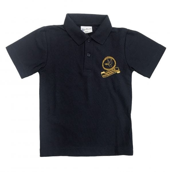Overstone Park Navy Pre-Prep Polo Shirt w/Logo
