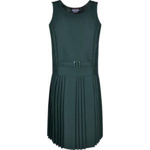 Grey Pleated Pinafore