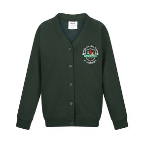 Peafield Lane Girls Bottle Cardigan w/Logo
