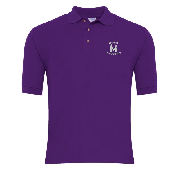 Quest Academy Purple Day Polo Shirt w/Logo
