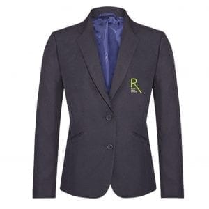 Rugby High Girls Navy Blazer w/Logo