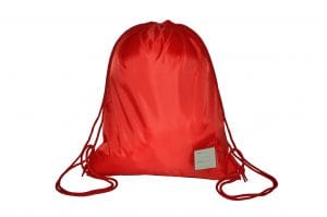 Stanhope Primary Red Gym Bag w/Logo