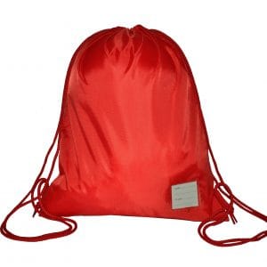 Stanhope Primary Red Gym Bag w/Logo