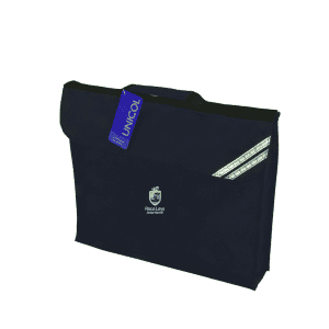 Race Leys Navy Bookbag w/Logo