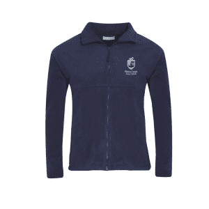 Race Leys Navy Fleece Jacket w/Logo