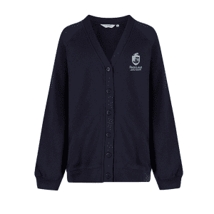 Race Leys Navy Cardigan w/Logo