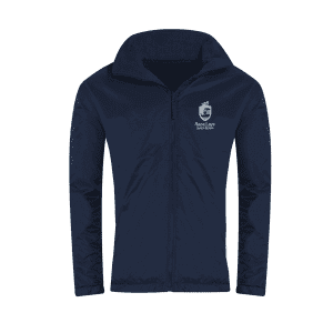 Race Leys Navy Coat w/Logo
