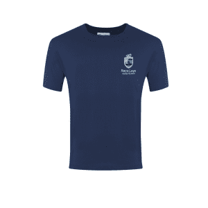 Race Leys Navy T-shirt w/Logo