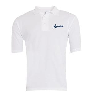 Ravensdale White Polo Shirt w/Logo