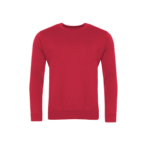 Ashbrook Red Crew Neck Sweatshirt w/Logo