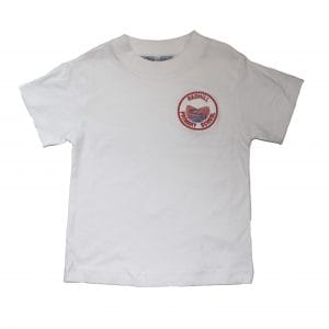 Redhill Primary White PE T-Shirt w/Logo