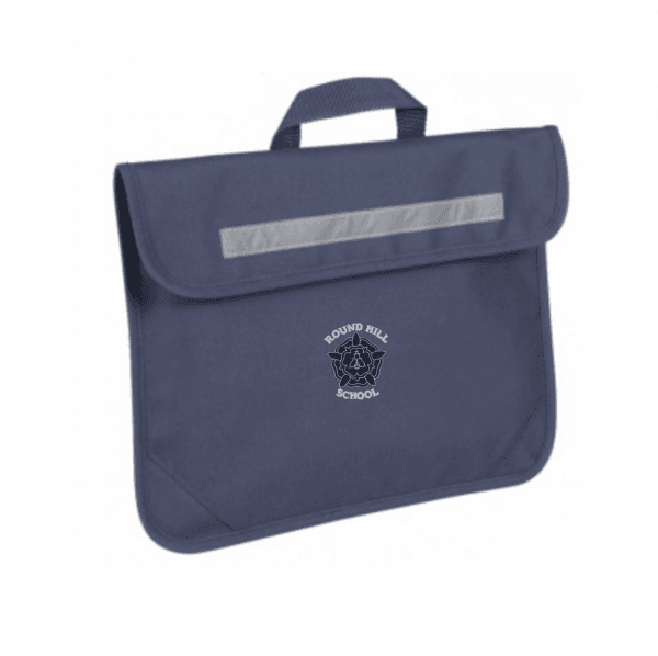 Round Hill Primary School Book Bag Navy w/Logo