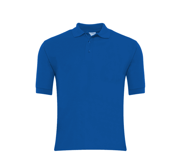 E. Martyrs Primary Royal Blue P.E Polo Shirt w/Logo