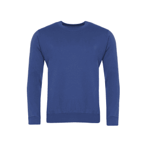 Ashbrook Royal Blue Crew Neck Sweatshirt w/Logo