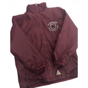 St Thomas More Maroon Reversible Jacket w/Logo