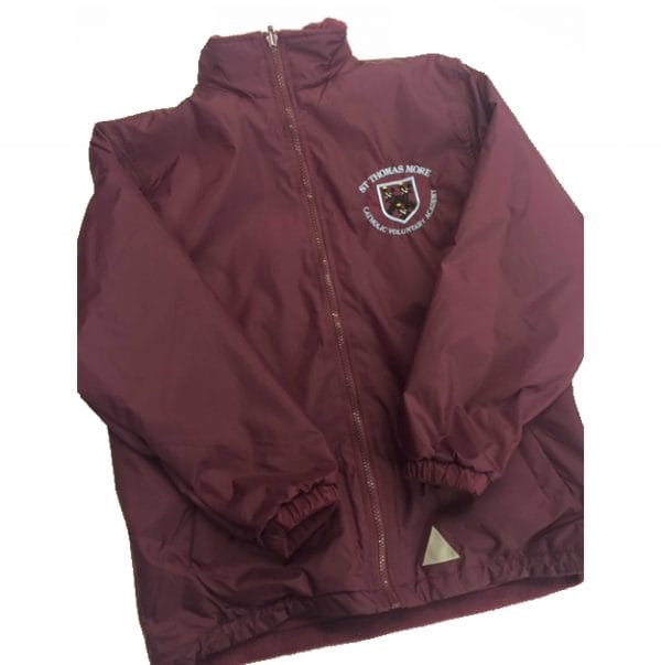 St Thomas More Maroon Reversible Jacket w/Logo